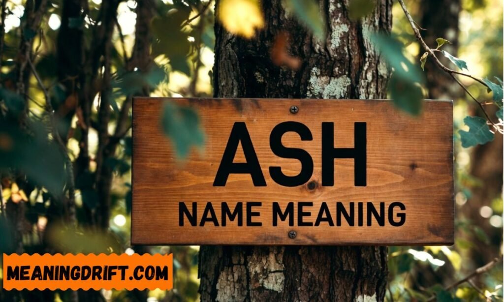 Ash Name Meaning