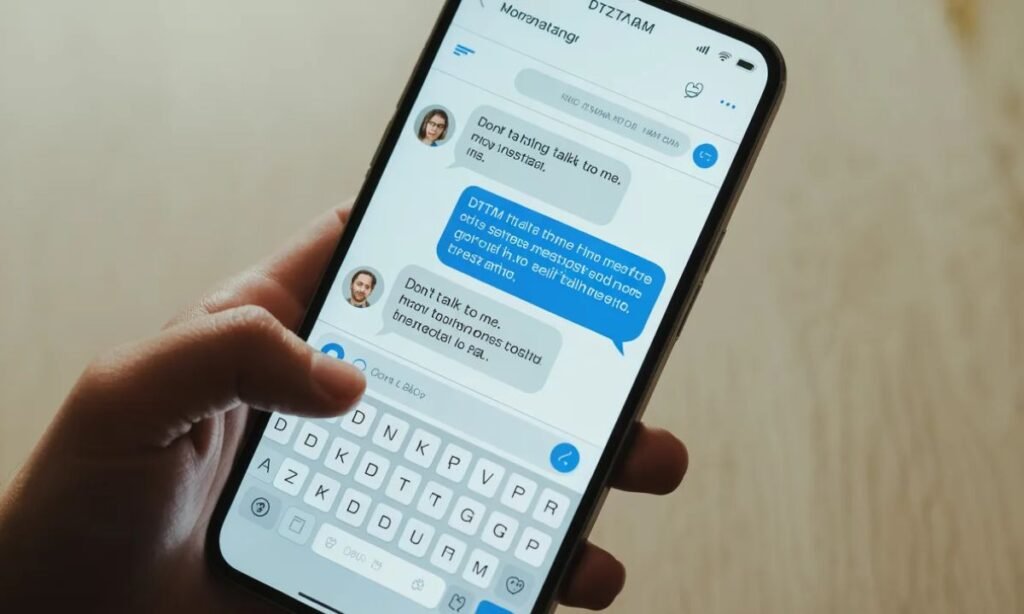 DTTM Meaning in Text from a Boy