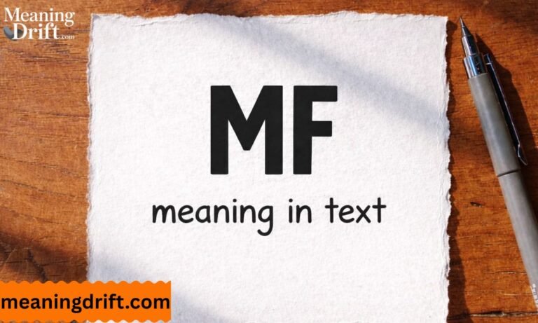 MF Meaning in Chat Understanding Its Positive or Negative Intent