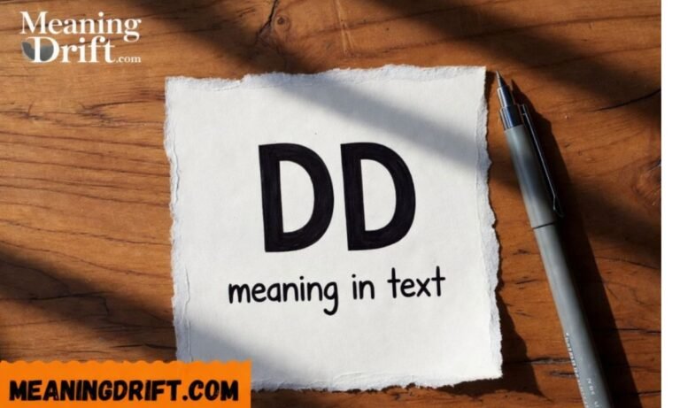 Understanding "DD" Meaning in Text What It Really Stands For and How to Use It