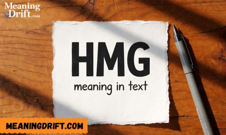 Understanding HMG Meaning in Text What It Stands For and How It's Used Across Different Contexts