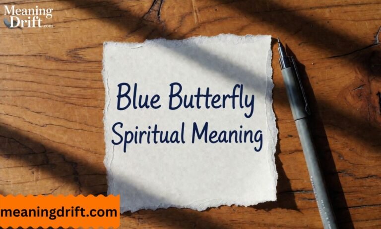 Blue Butterfly Spiritual Meaning