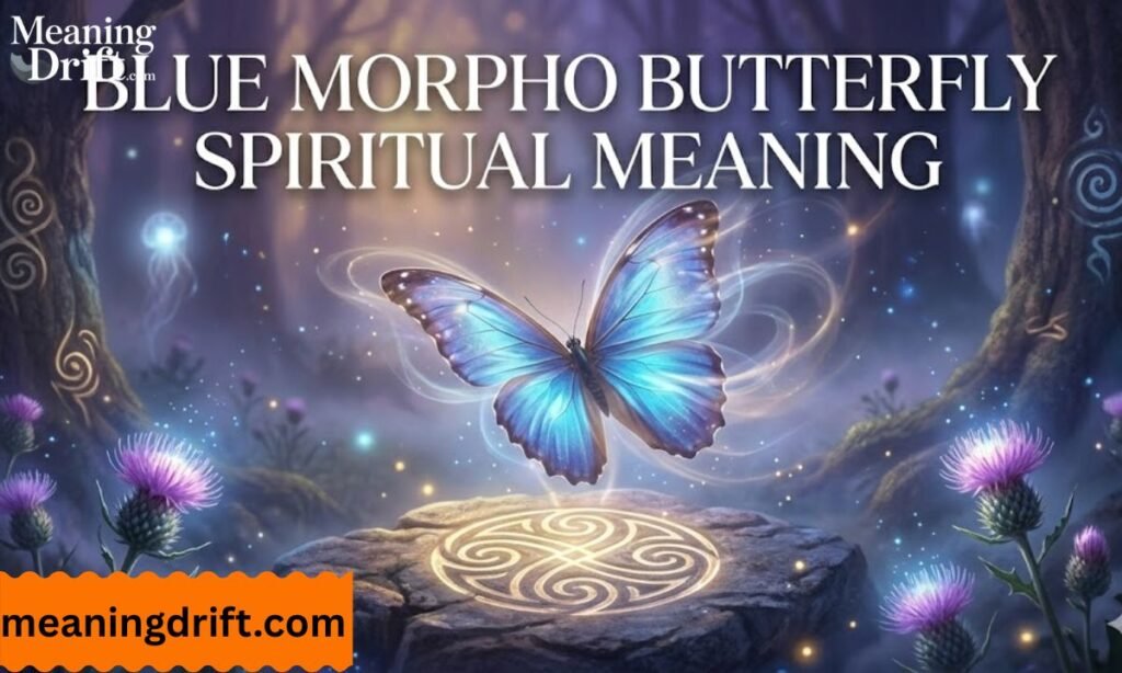 Blue Morpho Butterfly Spiritual Meaning
