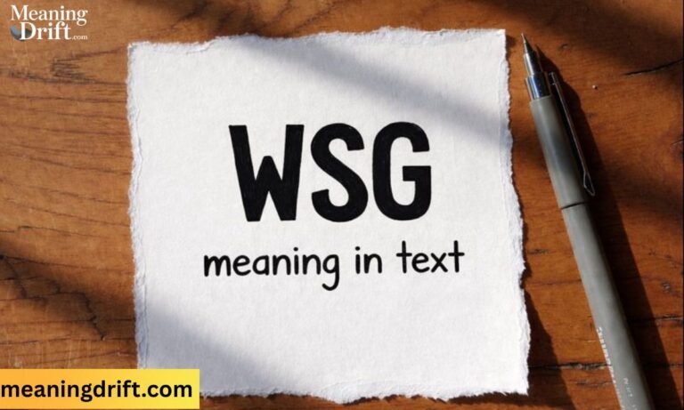 Discover WSG Meaning in Text Like a Pro 2026!