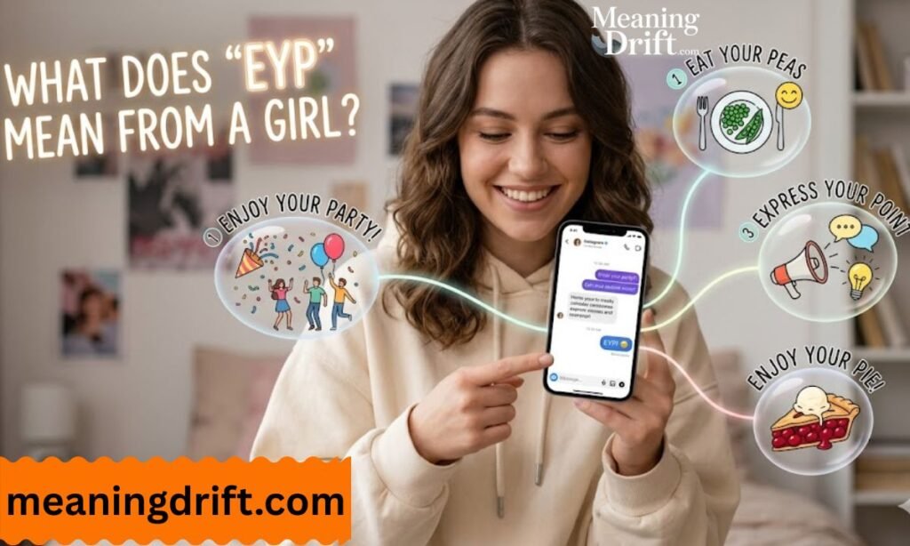 EYP Meaning in Text From a Girl