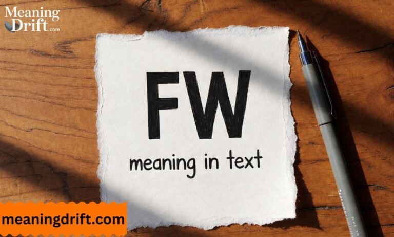FW Meaning in Text