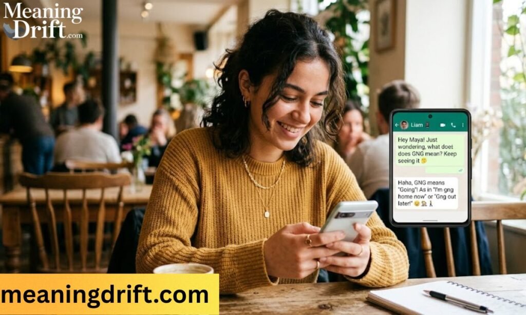 GNG Meaning in Text from a Girl