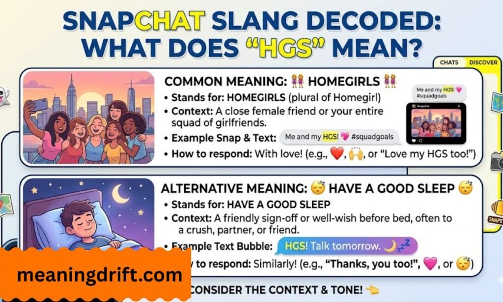 HGS meaning snapchat