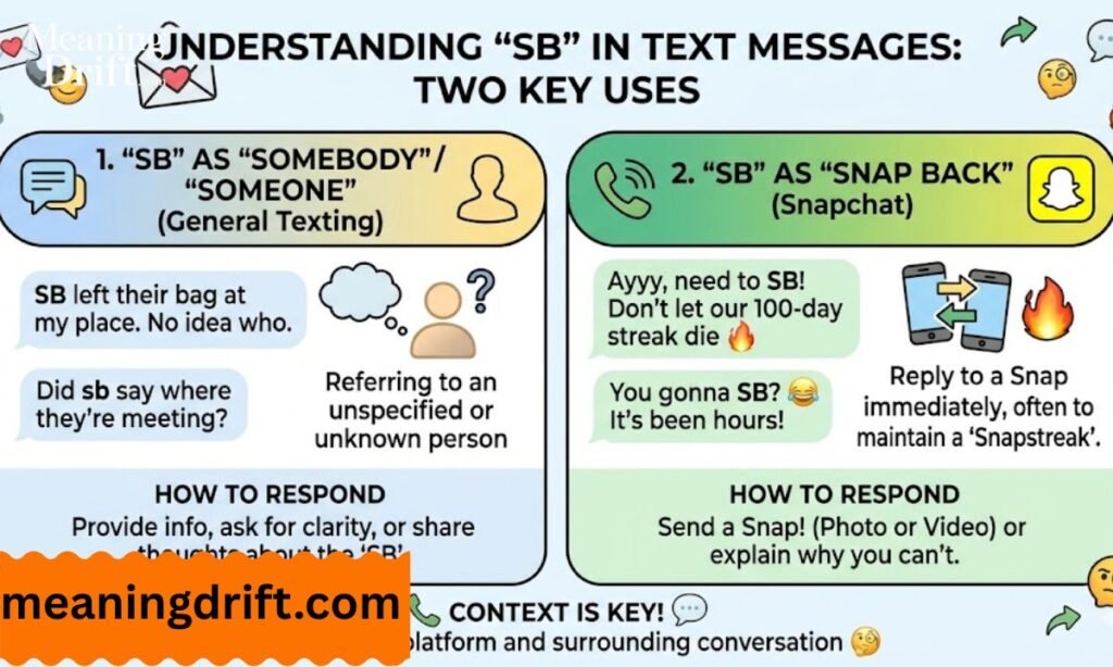How SB Is Used in Text Messages 💌