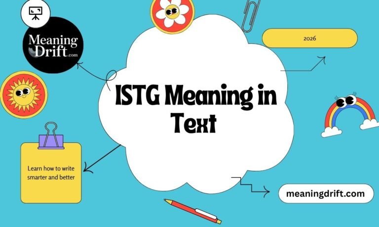 ISTG Meaning in Text 