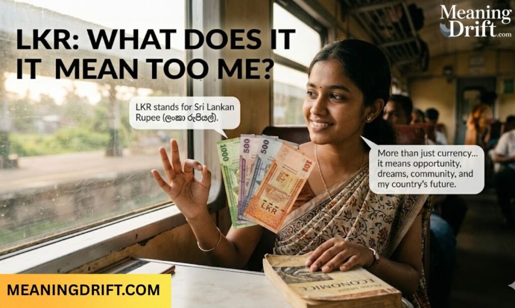 Lkr meaning from a girl