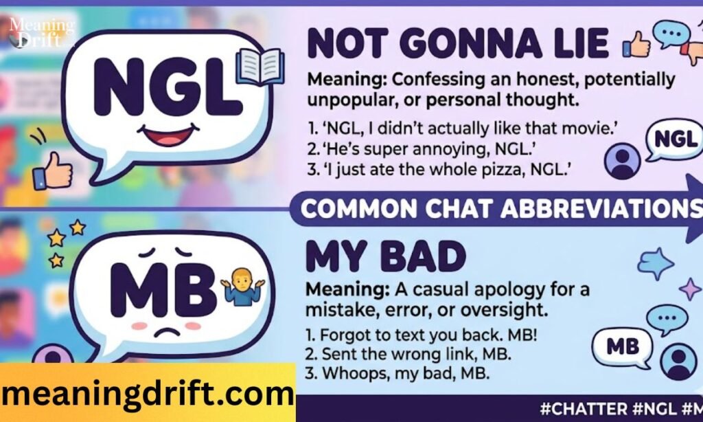 NGL MB Meaning in Chat