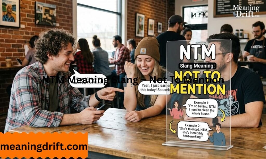 NTM Meaning Slang – Not To Mention
