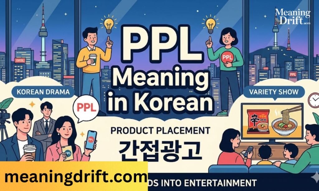 PPL Meaning Korean