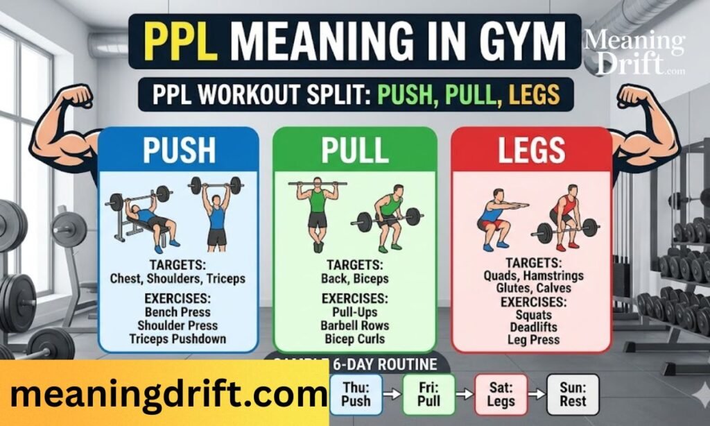 PPL Meaning in Gym