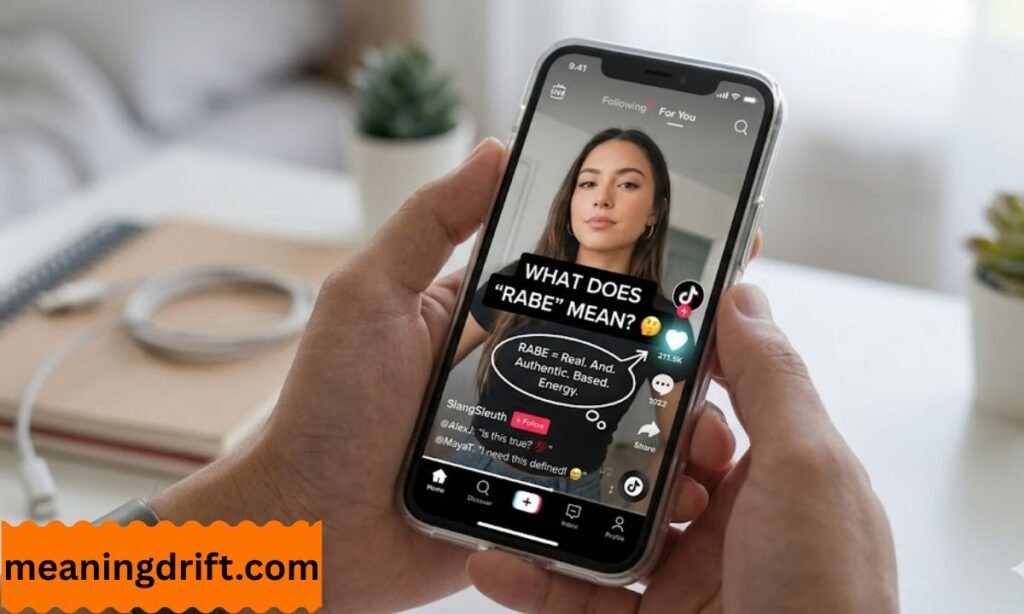 Rabe slang meaning tiktok