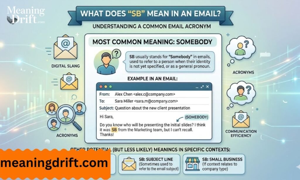 SB Meaning in Email