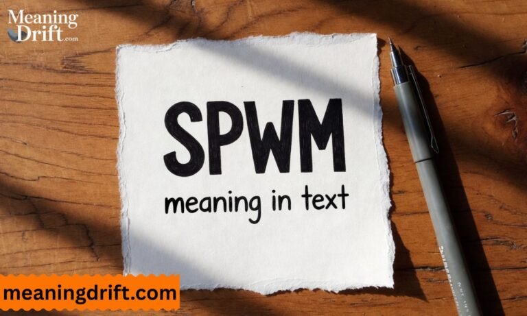 SPWM Meaning in Text