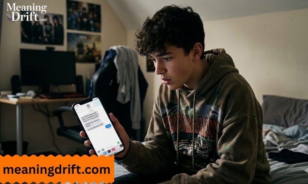 STFU Mean in Text from a Boy