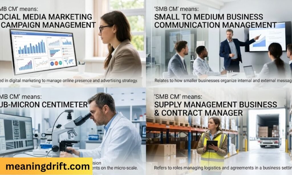 Smb cm meaning in text