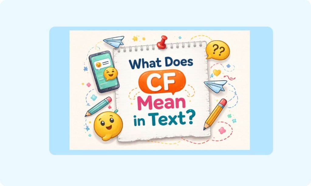 What Does CF Mean in Text