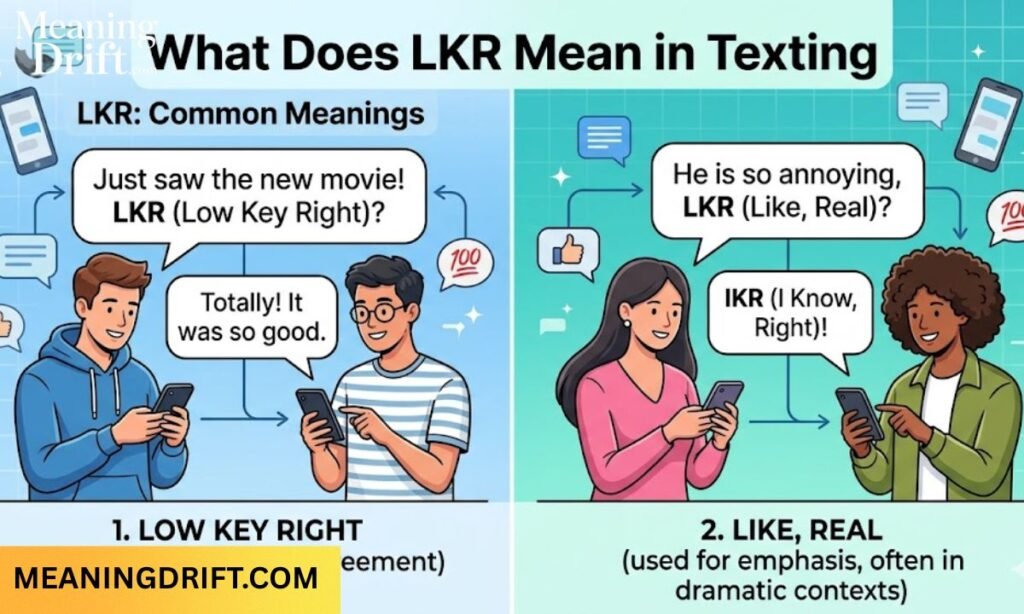 What Does LKR Mean in Texting