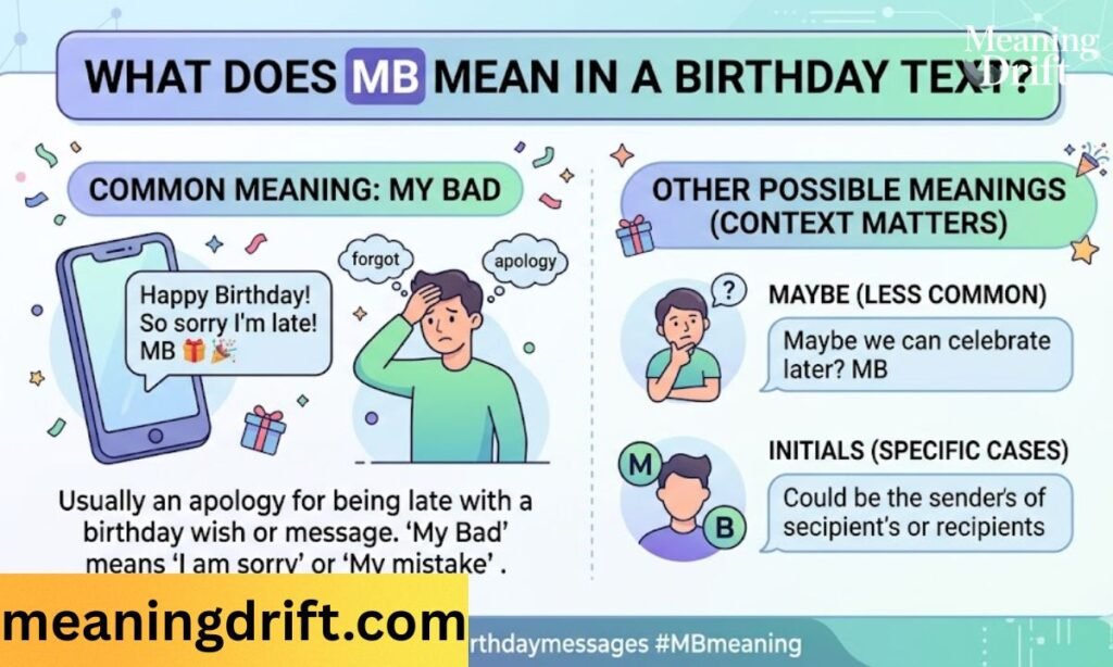 What Does MB Mean in Text Birthday