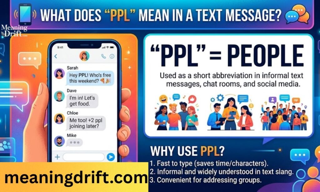 What Does PPL Mean in a Text Message