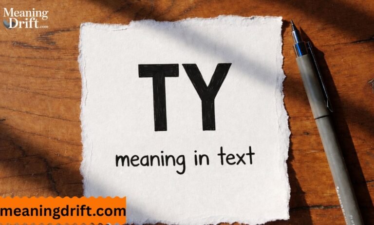 What Does TY Mean in Text