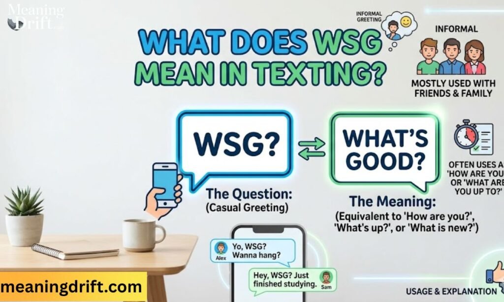 What Does WSG Mean in Texting