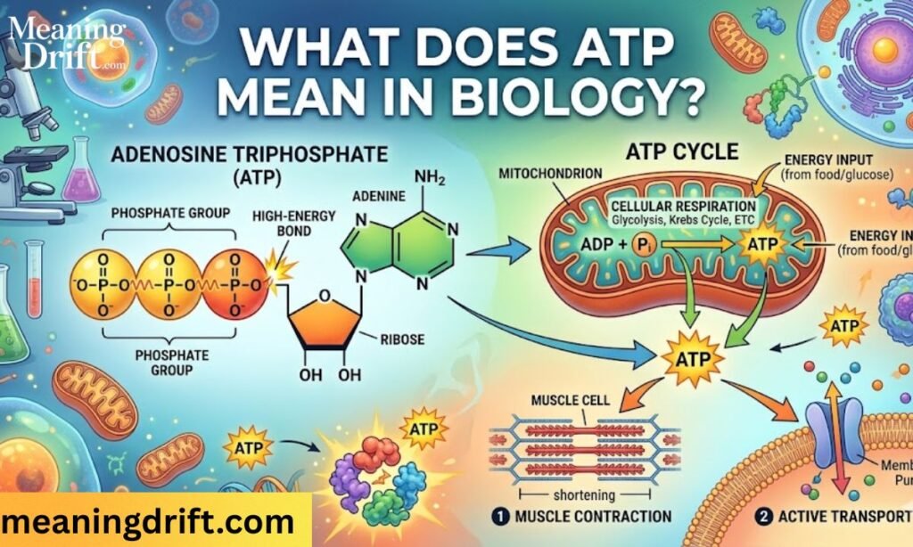 What does ATP mean in Biology