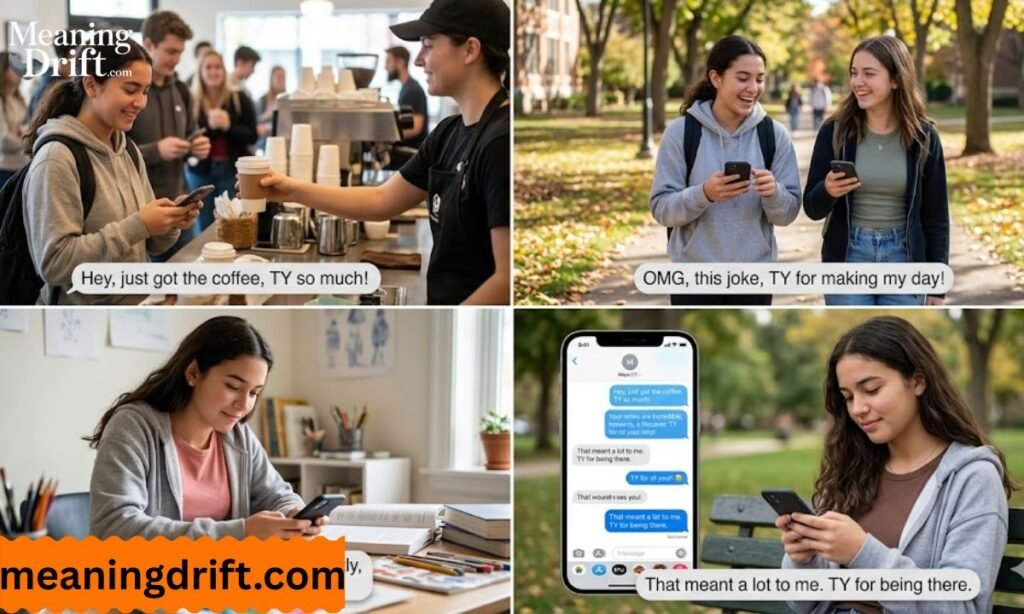 What does TY mean from a girl