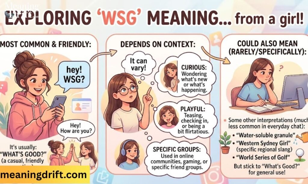 Wsg Meaning from A Girl