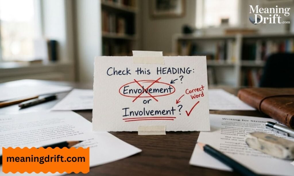 envolvement-or-involvement