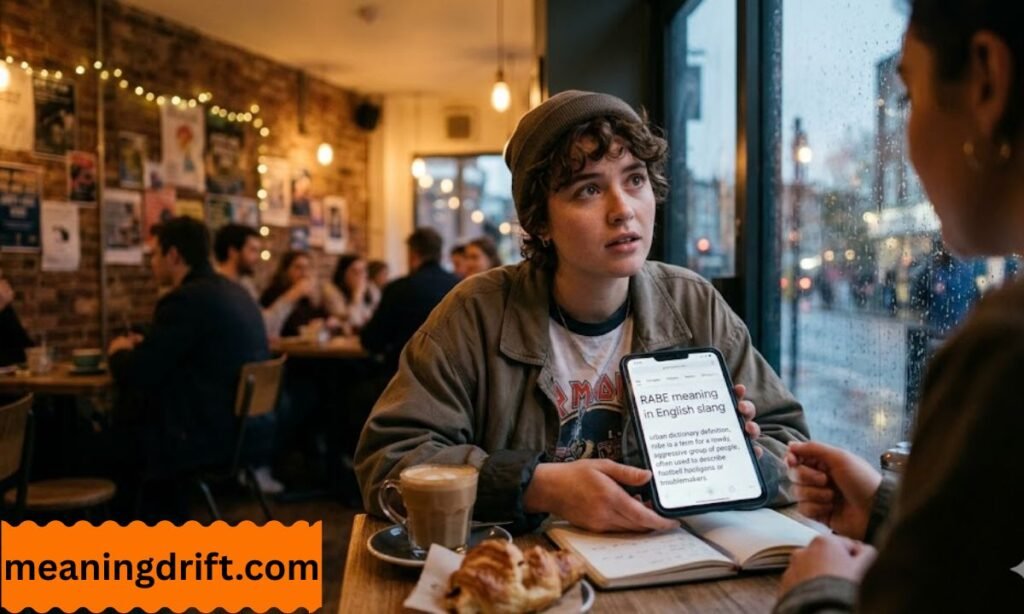 rabe meaning in english slang