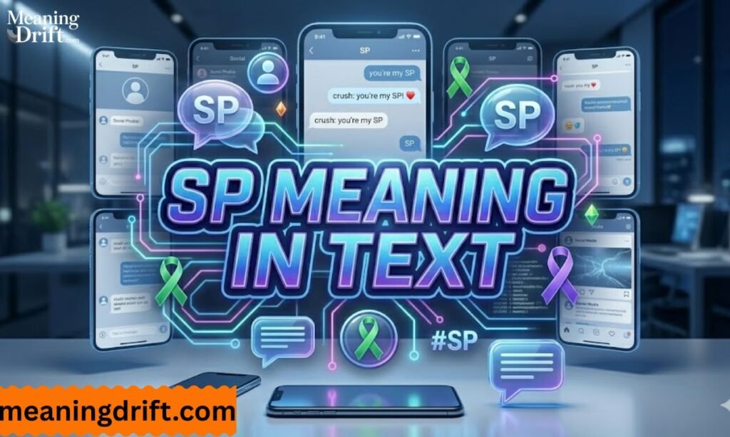 sp meaning in text