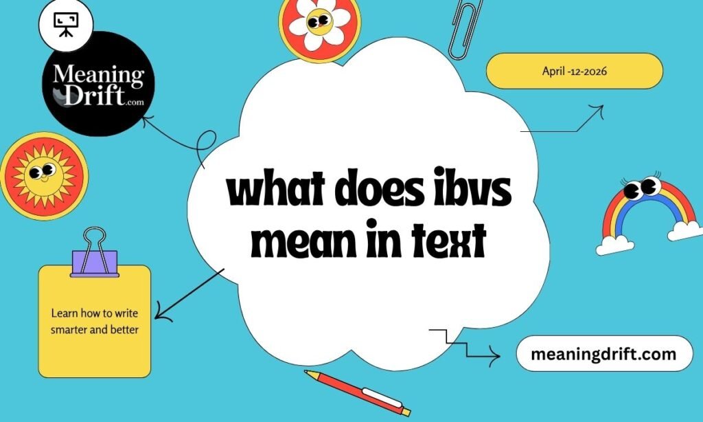what does ibvs mean in text