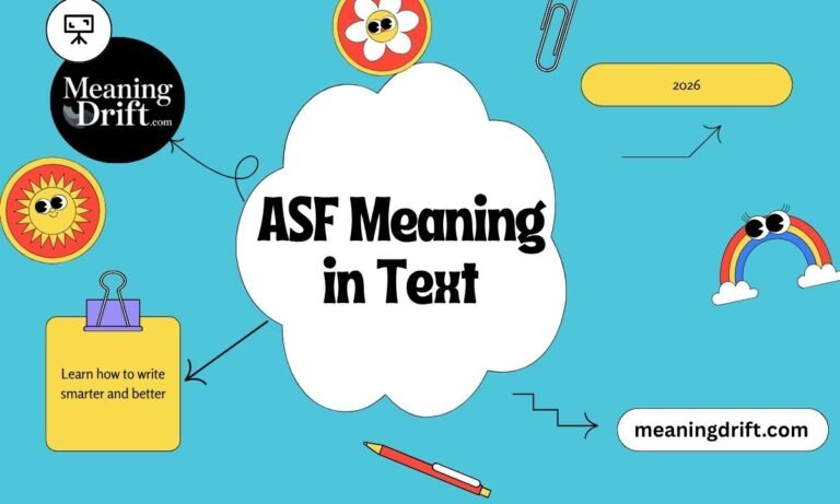 ASF Meaning in Text