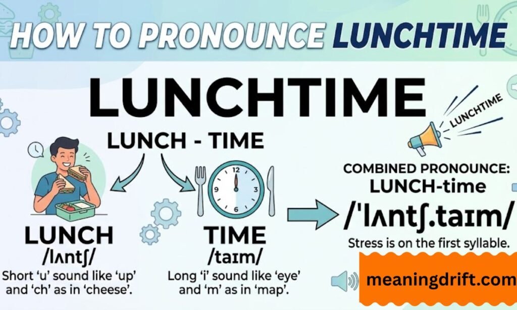 How to Pronounce Lunchtime