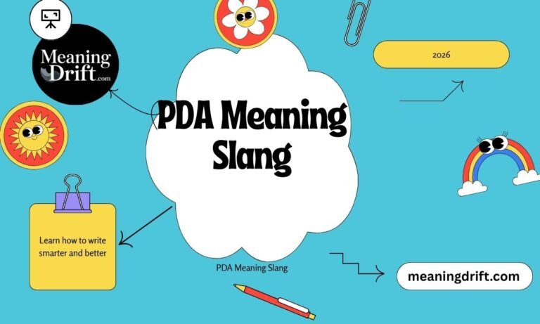 PDA Meaning Slang