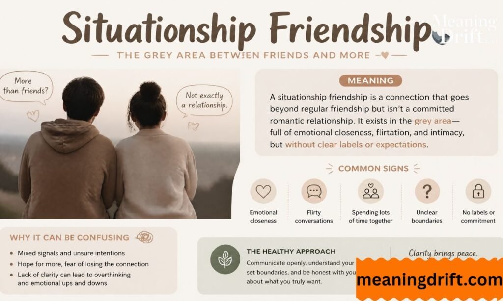 Situationship friendship meaning