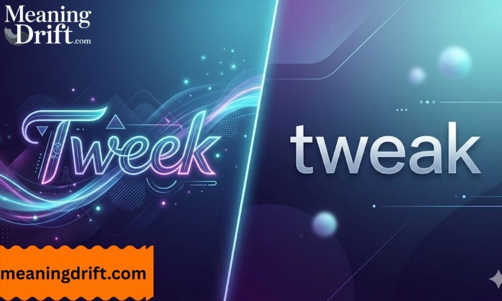 Tweek vs tweak tiktok