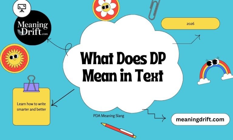 What Does DP Mean in Text