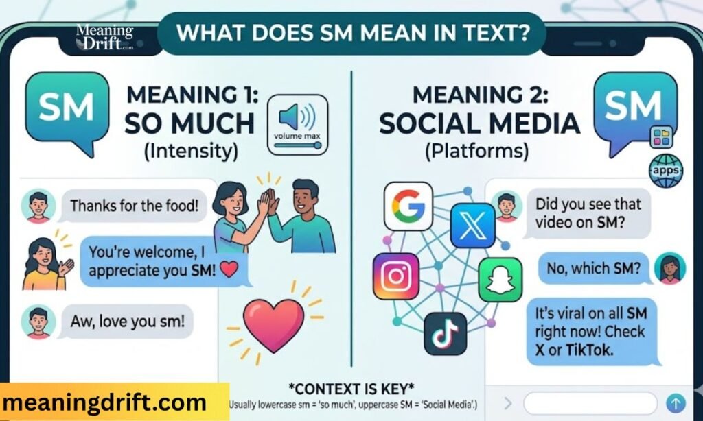 What Does SM Mean in Text