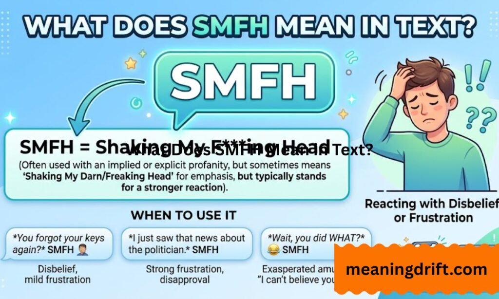 What Does SMFH Mean in Text 