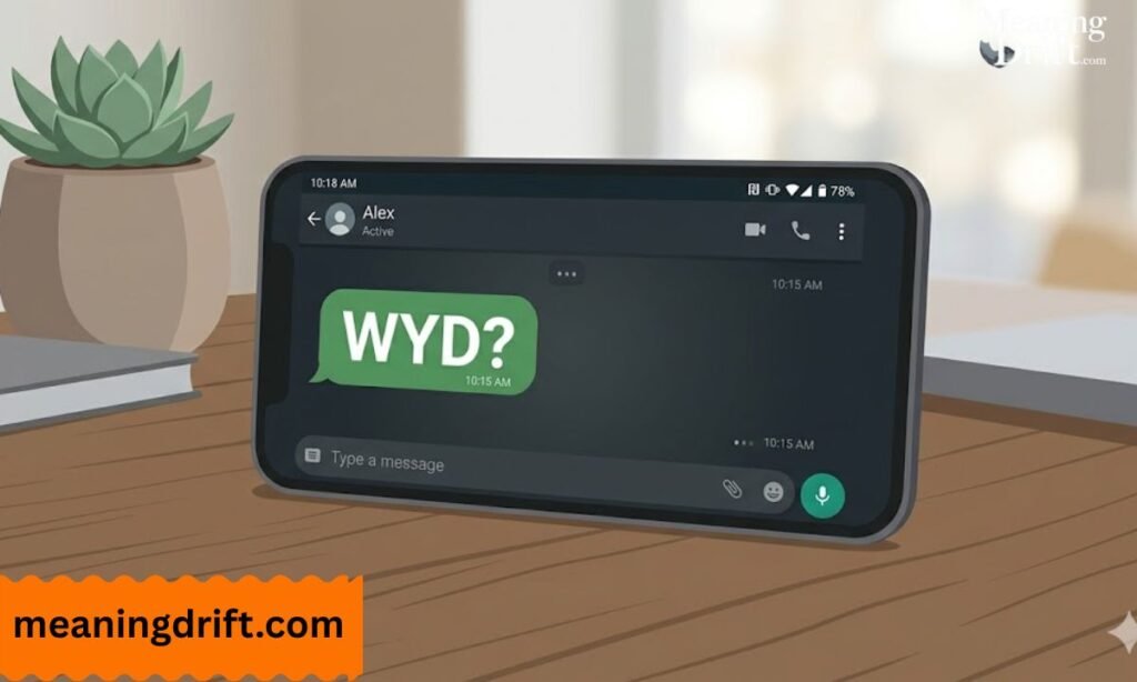 Wyd Meaning in WhatsApp
