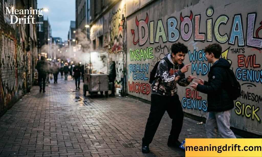 Diabolical Meaning in Slang