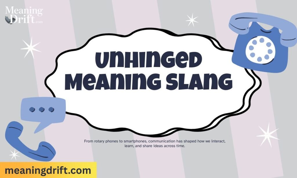 Unhinged Meaning Slang